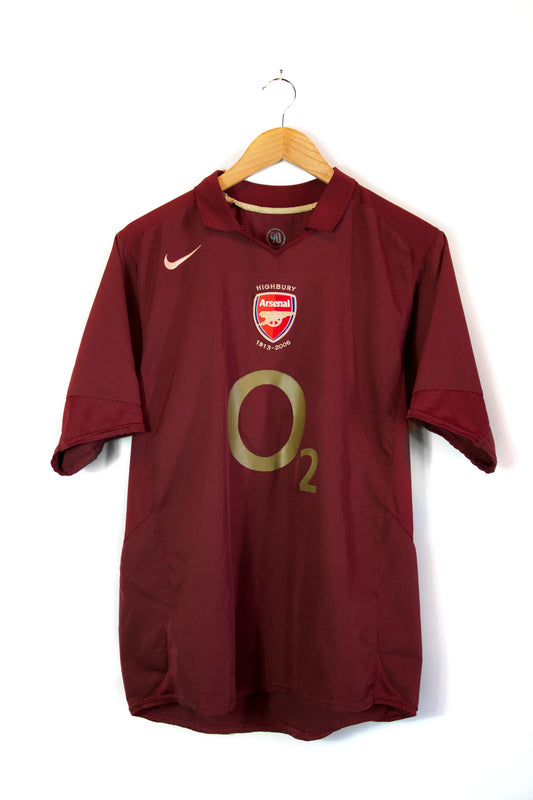 Arsenal 2005-06 | #14 Henry | Local Jersey Nike Total 90 | Talla M | 8/10