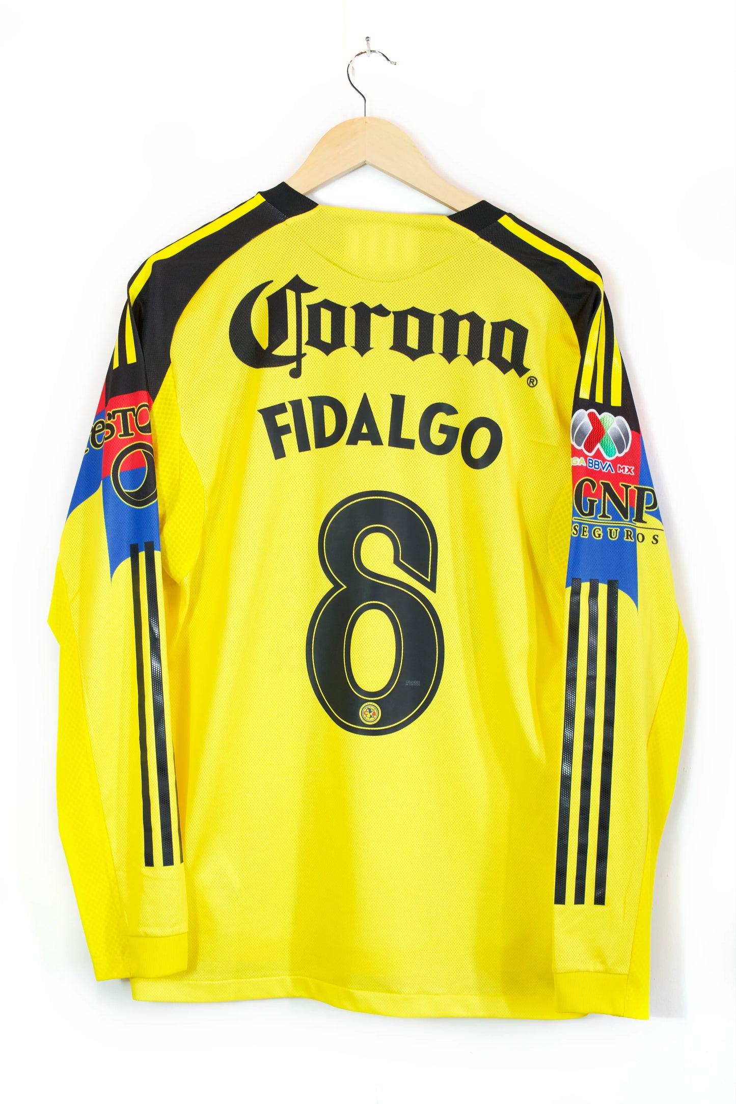 América 2025-36 | #8 Fidalgo | Versión Jugador | Local Jersey Nike Manga Larga | Talla L | 10/10