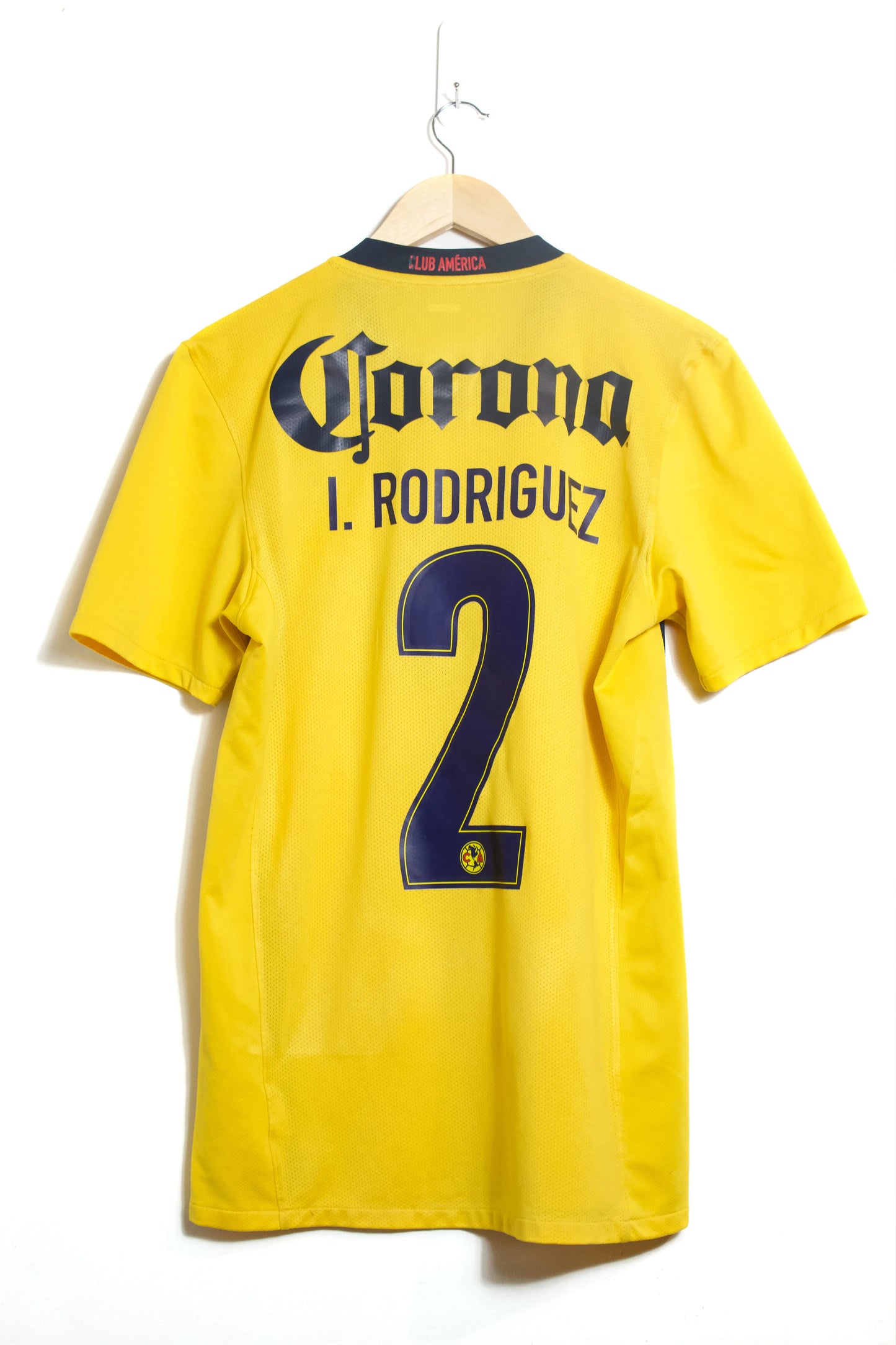 América 2008-09 | #2 I. Rodríguez | Versión Jugador | Local Jersey Nike | Talla L | 8/10