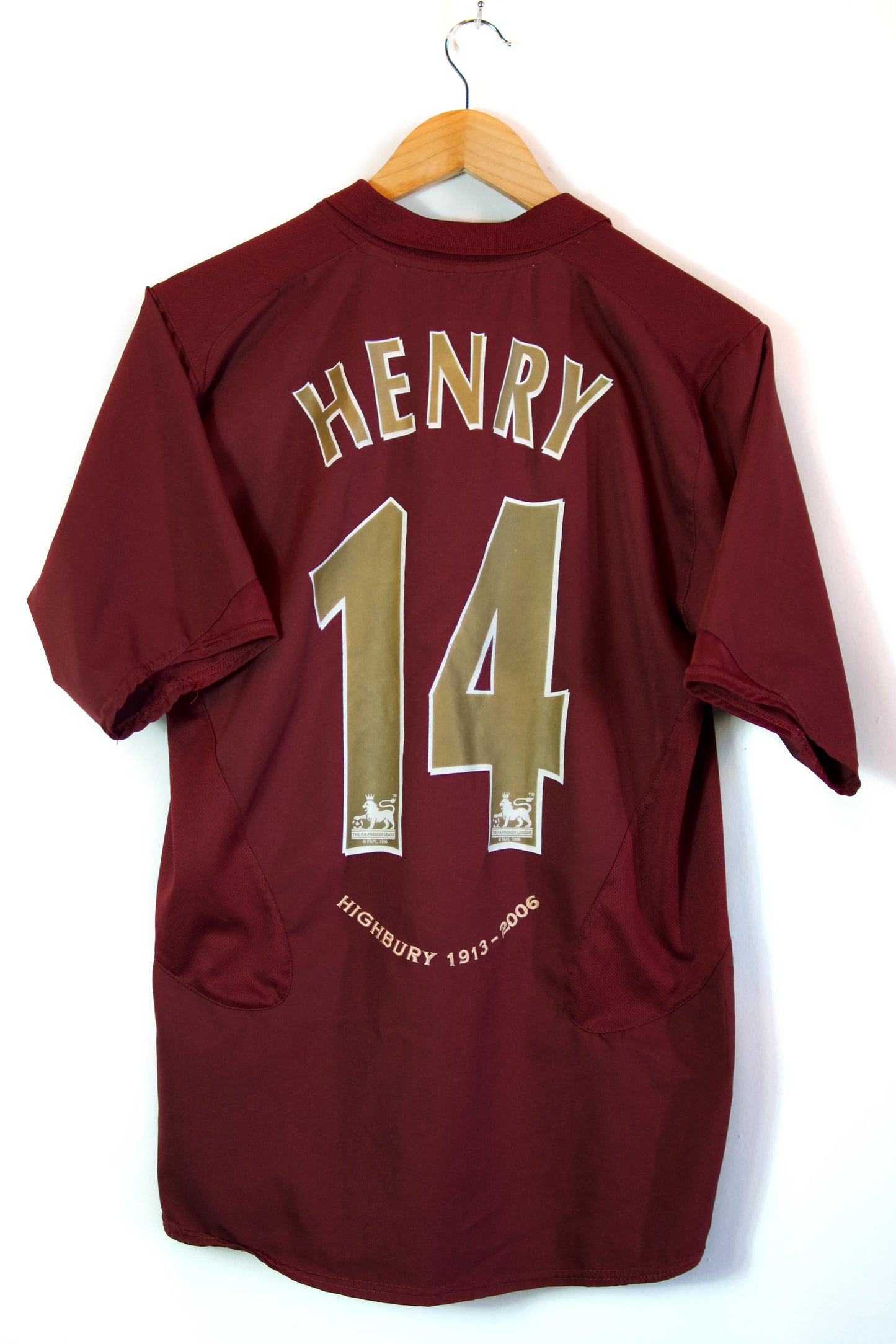 Arsenal 2005-06 | #14 Henry | Local Jersey Nike Total 90 | Talla M | 8/10