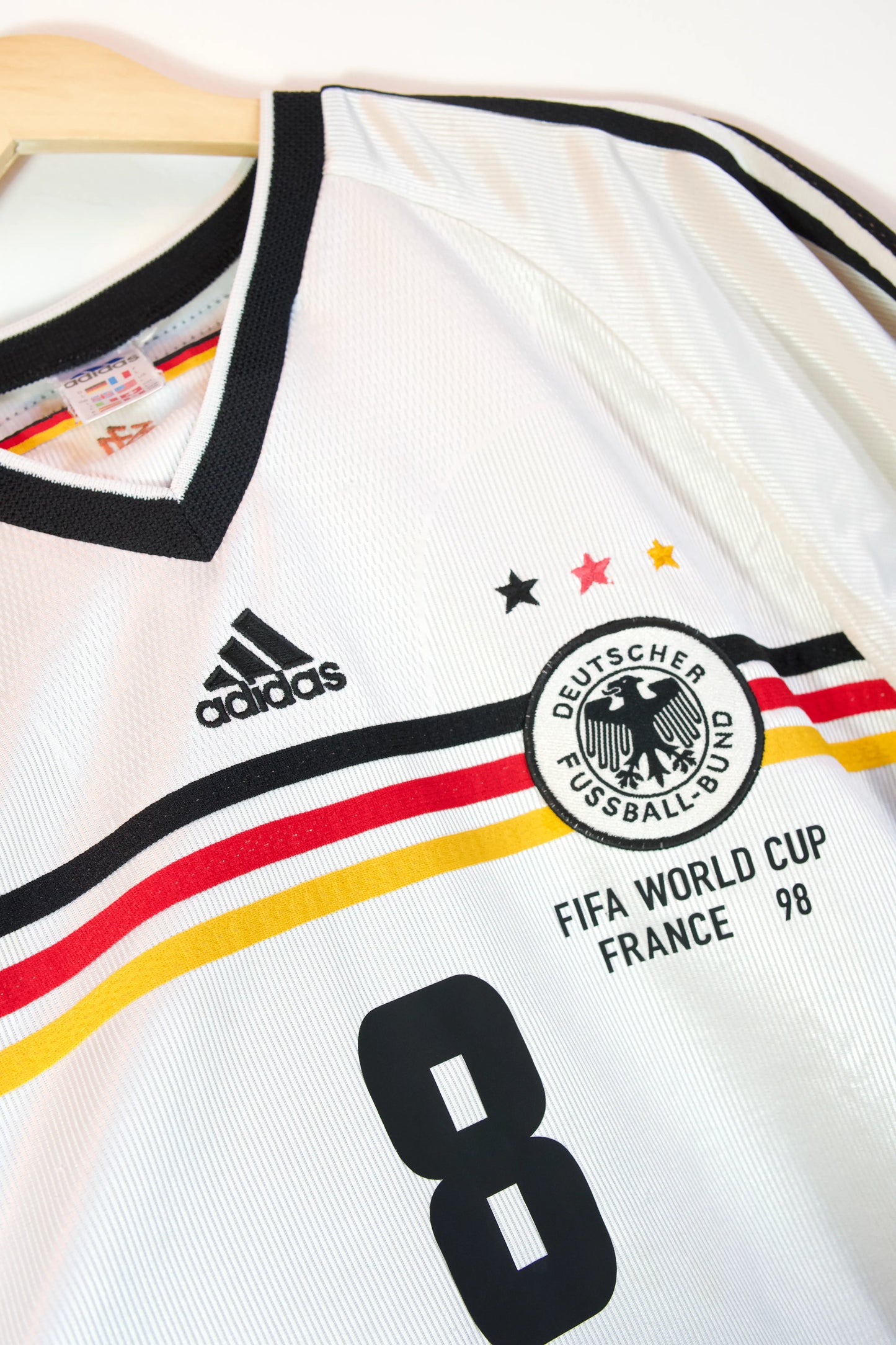Alemania 1998 | #8 Matthäus | Local Jersey Adidas | Talla L | 8/10