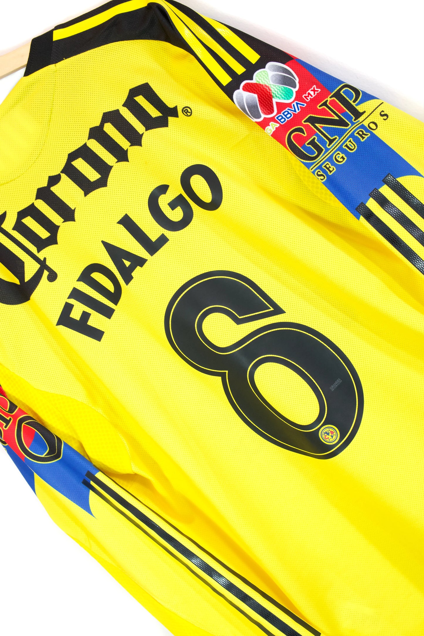 América 2025-36 | #8 Fidalgo | Versión Jugador | Local Jersey Nike Manga Larga | Talla L | 10/10