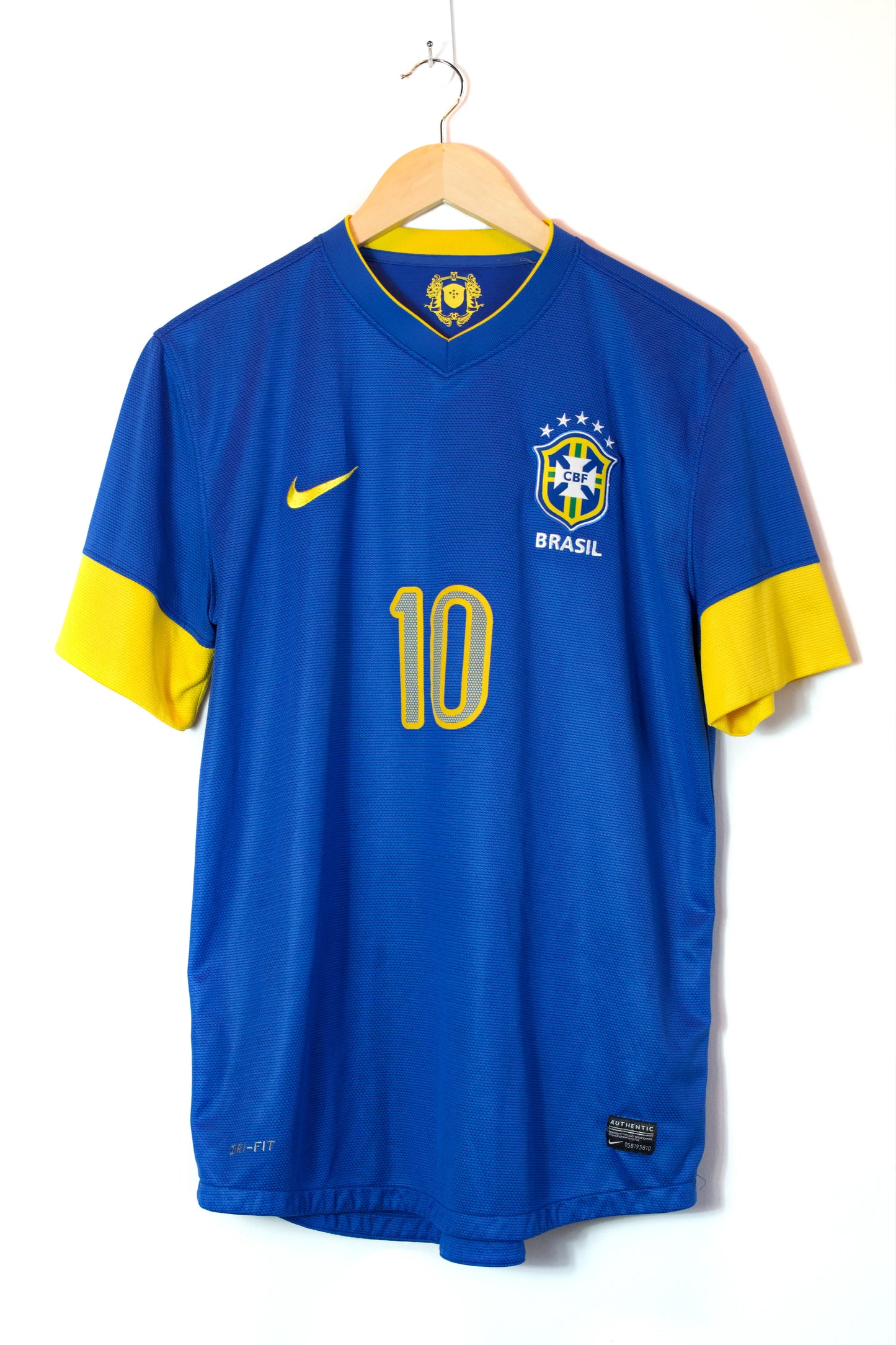 Brasil 2012-13 | #10 | Visitante Jersey Nike | Talla L | 9/10