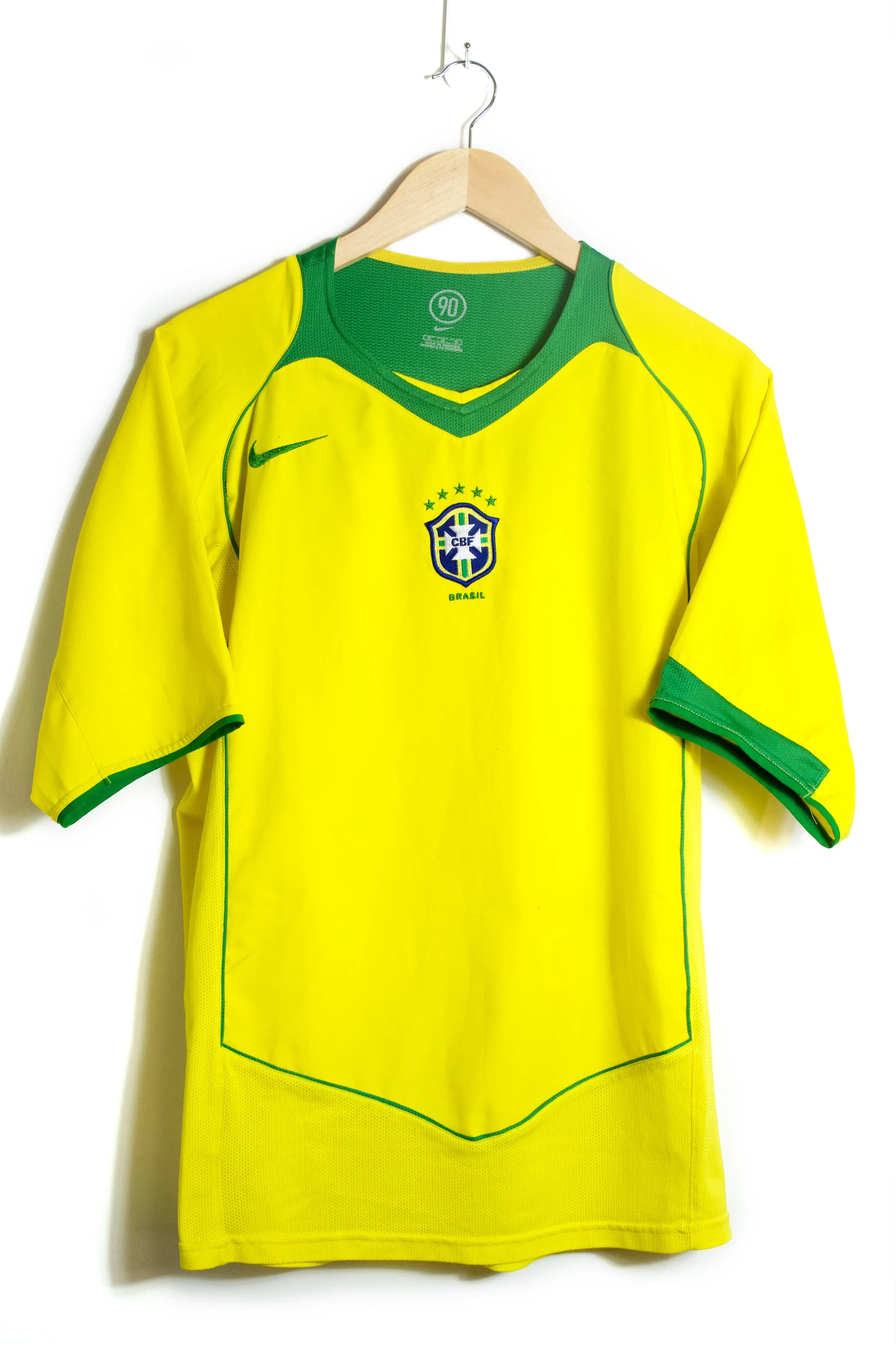 Brasil 2004-05 Local Jersey Nike Total 90 | Talla M | 9/10