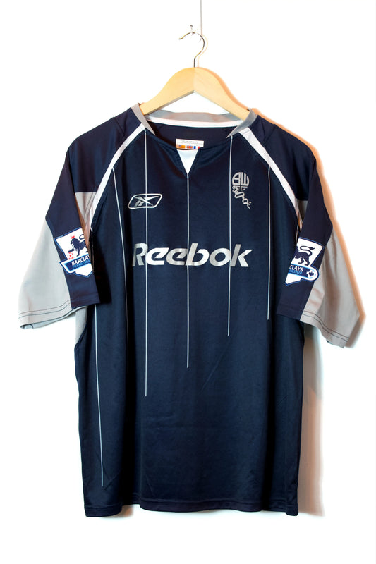 Bolton 2005-07 | #18 Borgetti | Visitante Jersey Reebok | Talla L | 7/10