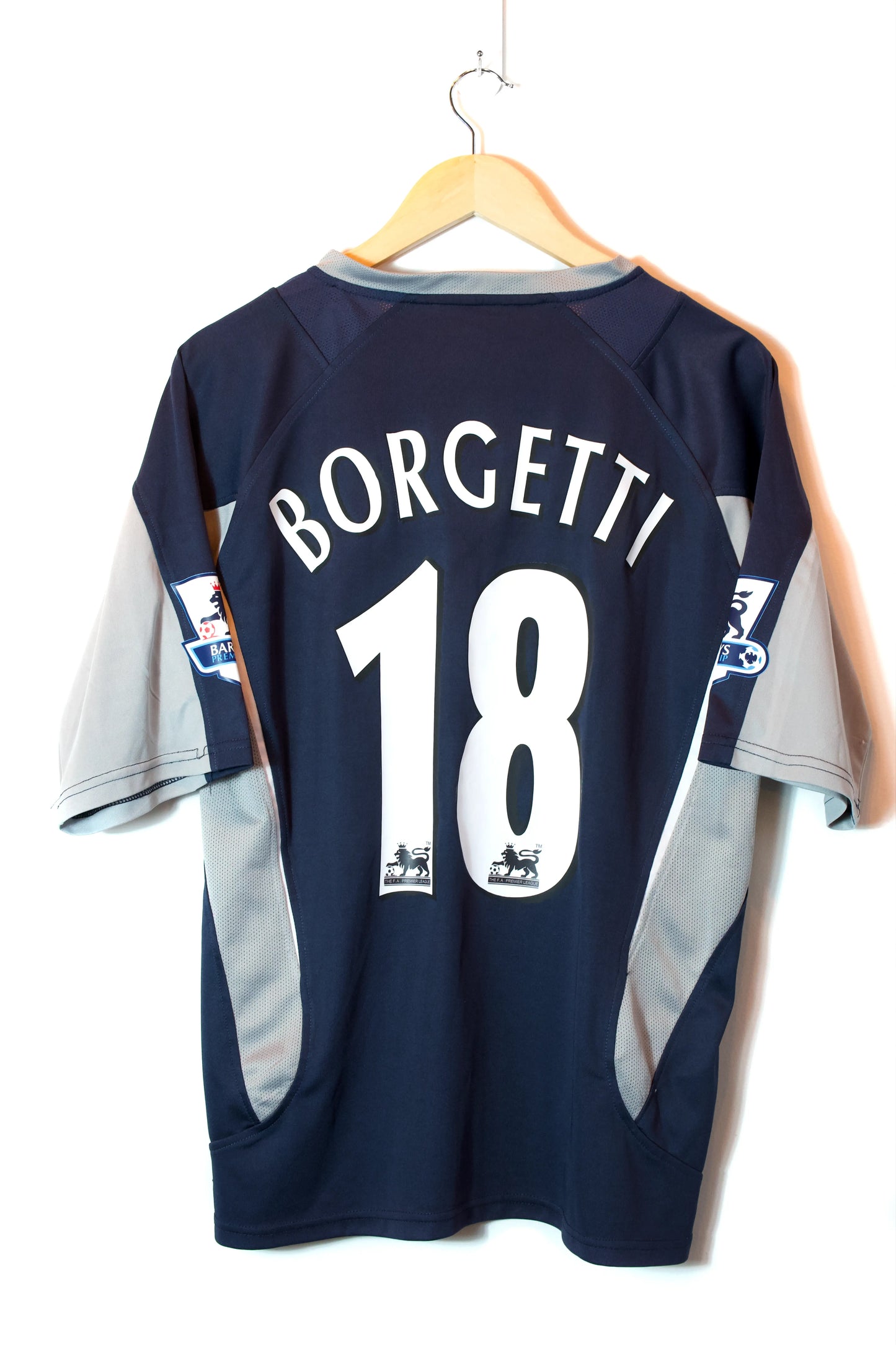 Bolton 2005-07 | #18 Borgetti | Visitante Jersey Reebok | Talla L | 7/10