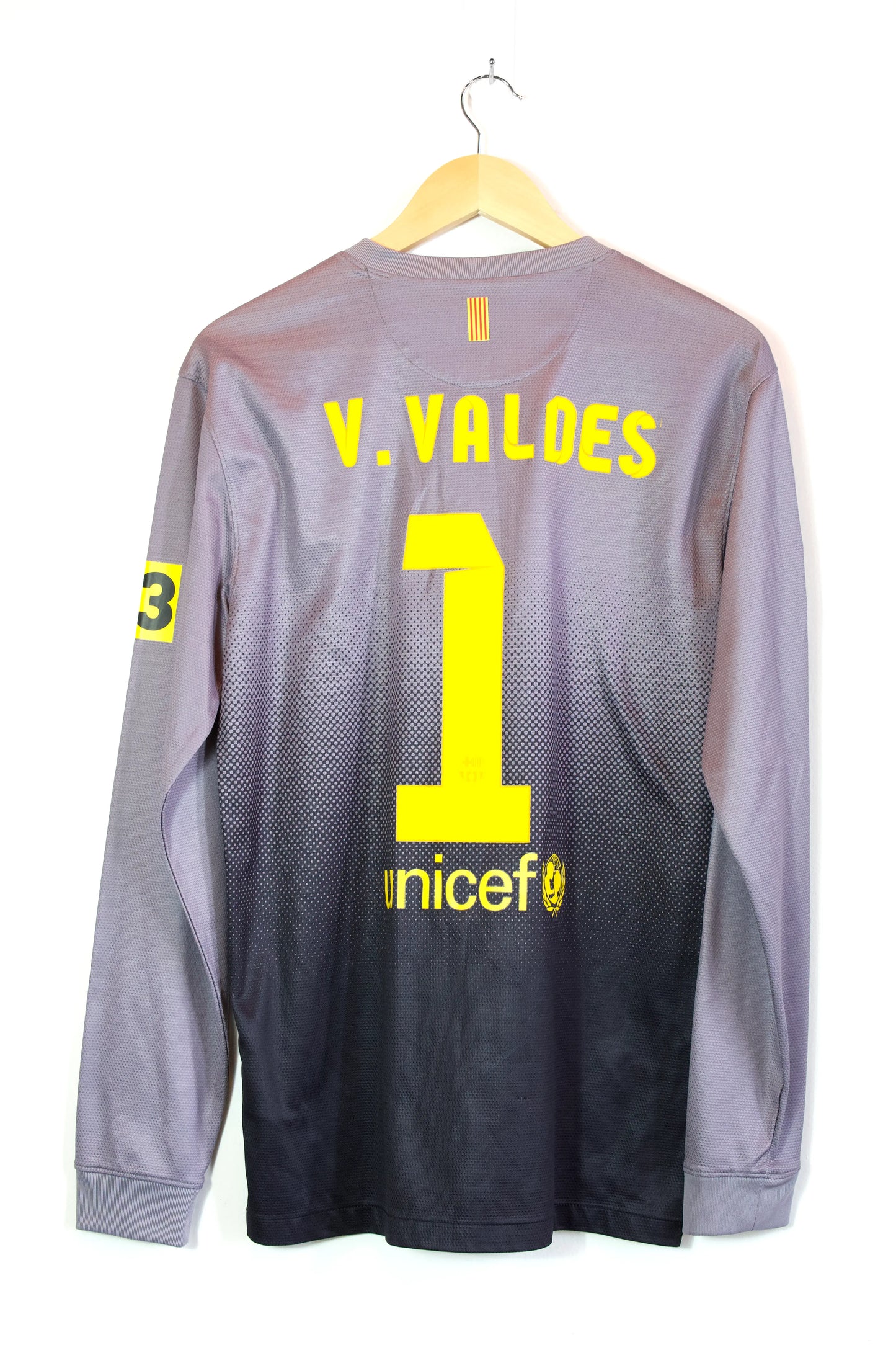 Barcelona 2012-13 | #1 Victor Valdes |  Portero Jersey Nike | Talla M | 7/10