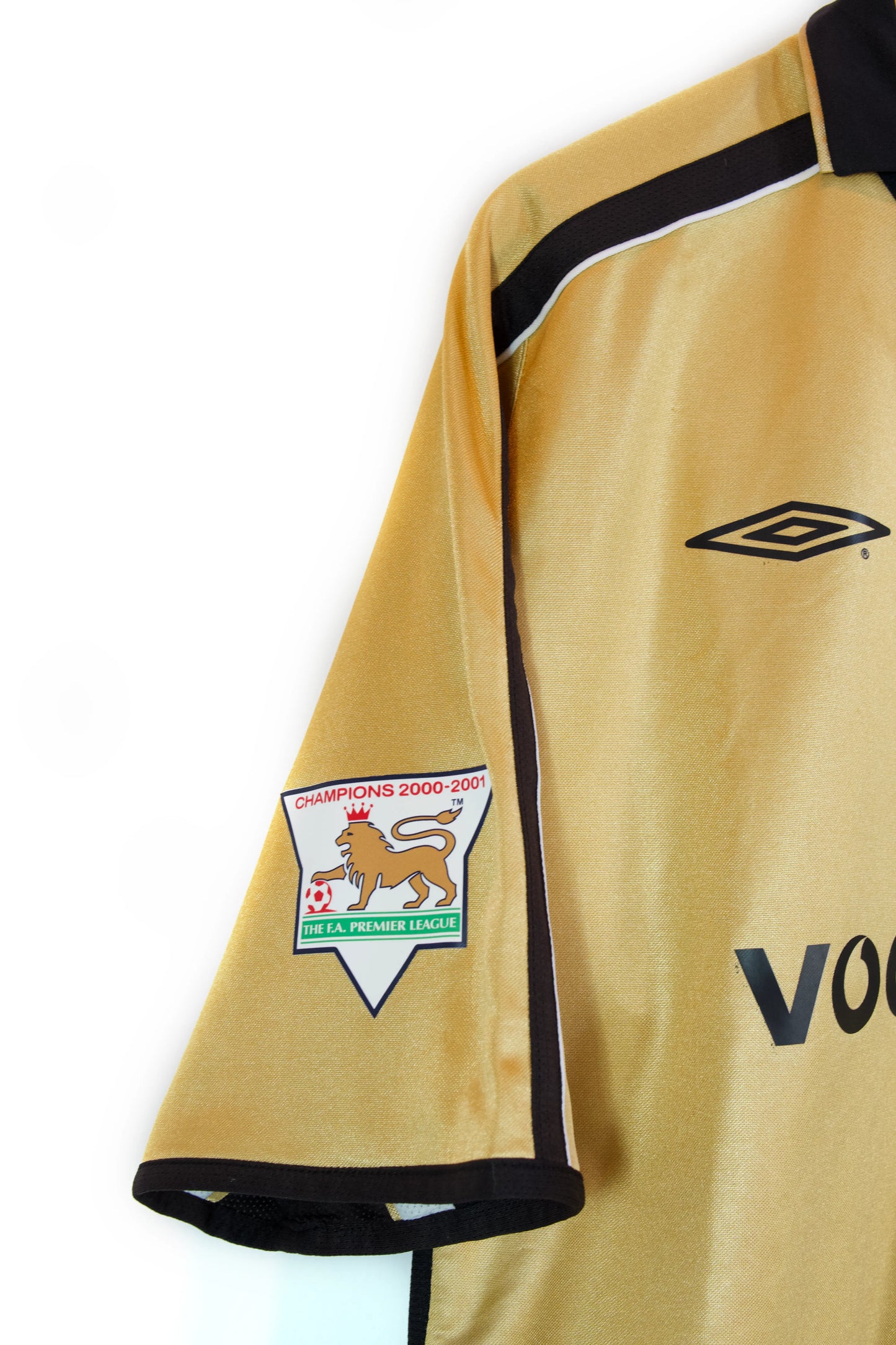 Manchester United 2001-02 | #7 Beckham | Centenario Jersey Umbro | Talla L | 8/10 (Doble Vista)