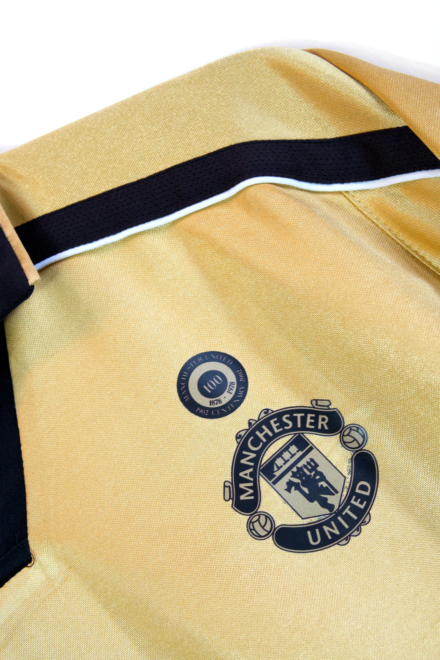 Manchester United 2001-02 | #7 Beckham | Centenario Jersey Umbro | Talla L | 8/10 (Doble Vista)