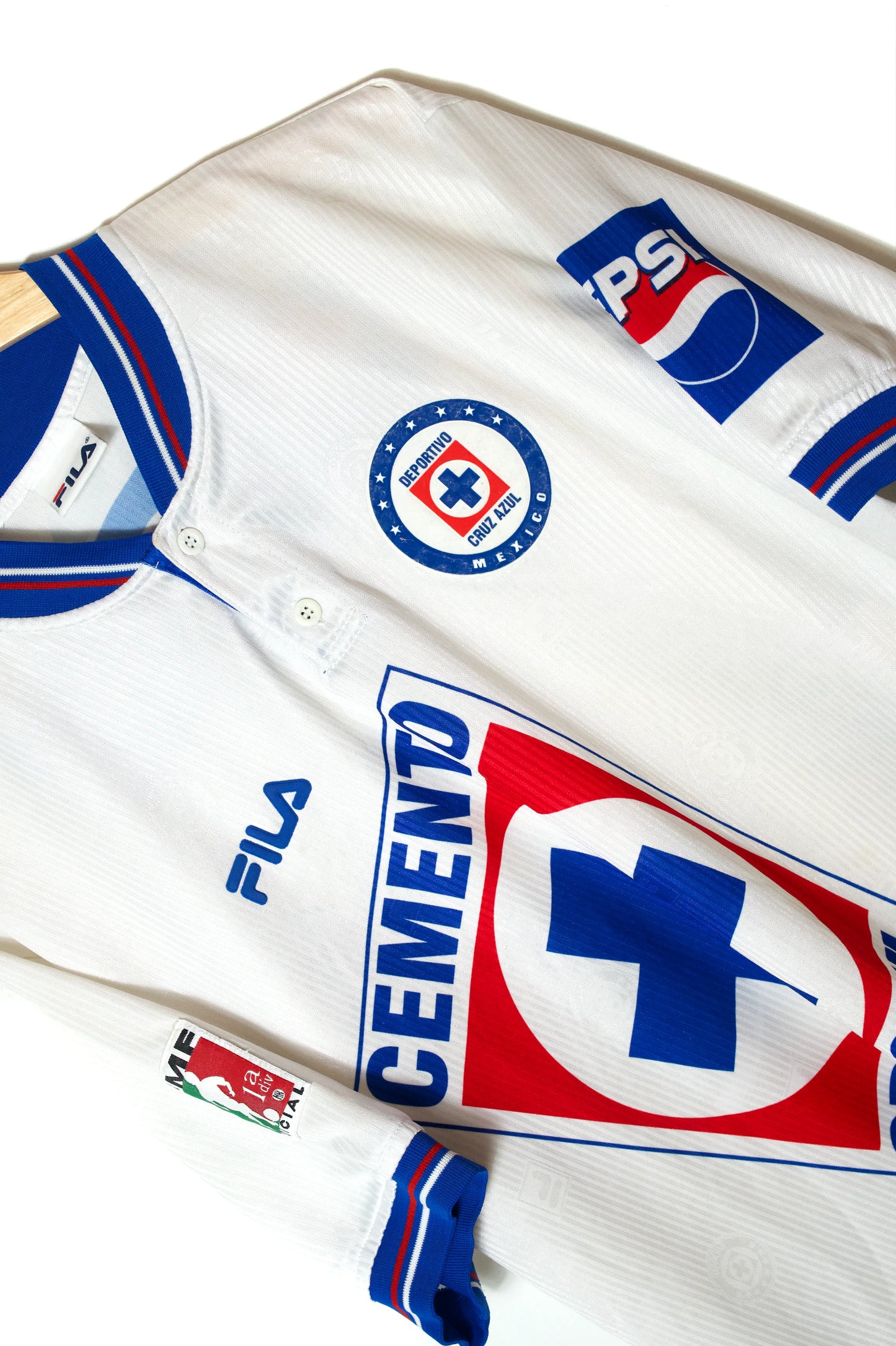 Cruz Azul 1998-99 | Visitante Jersey FILA | Talla L | 9/10
