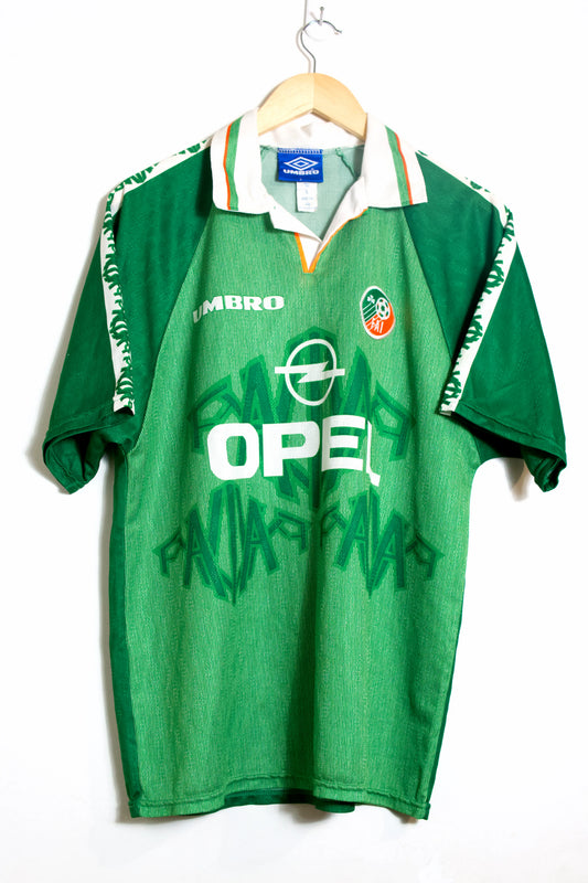 Irlanda 1996-98 Local Jersey Umbro Opel | Talla L | 9/10