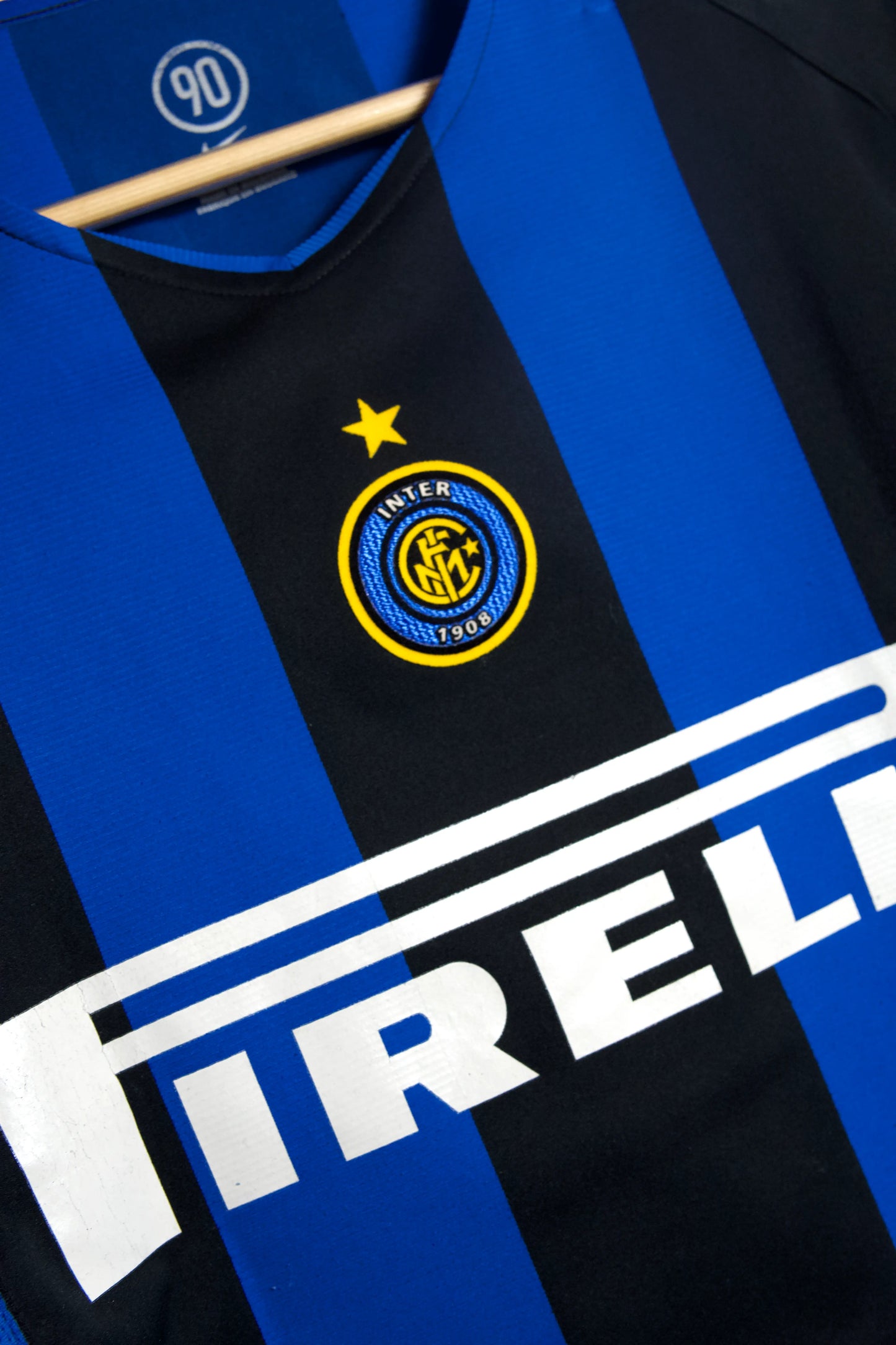 Inter Milán 2004-05 Local Jersey Nike Total 90 | Talla M | 9/10