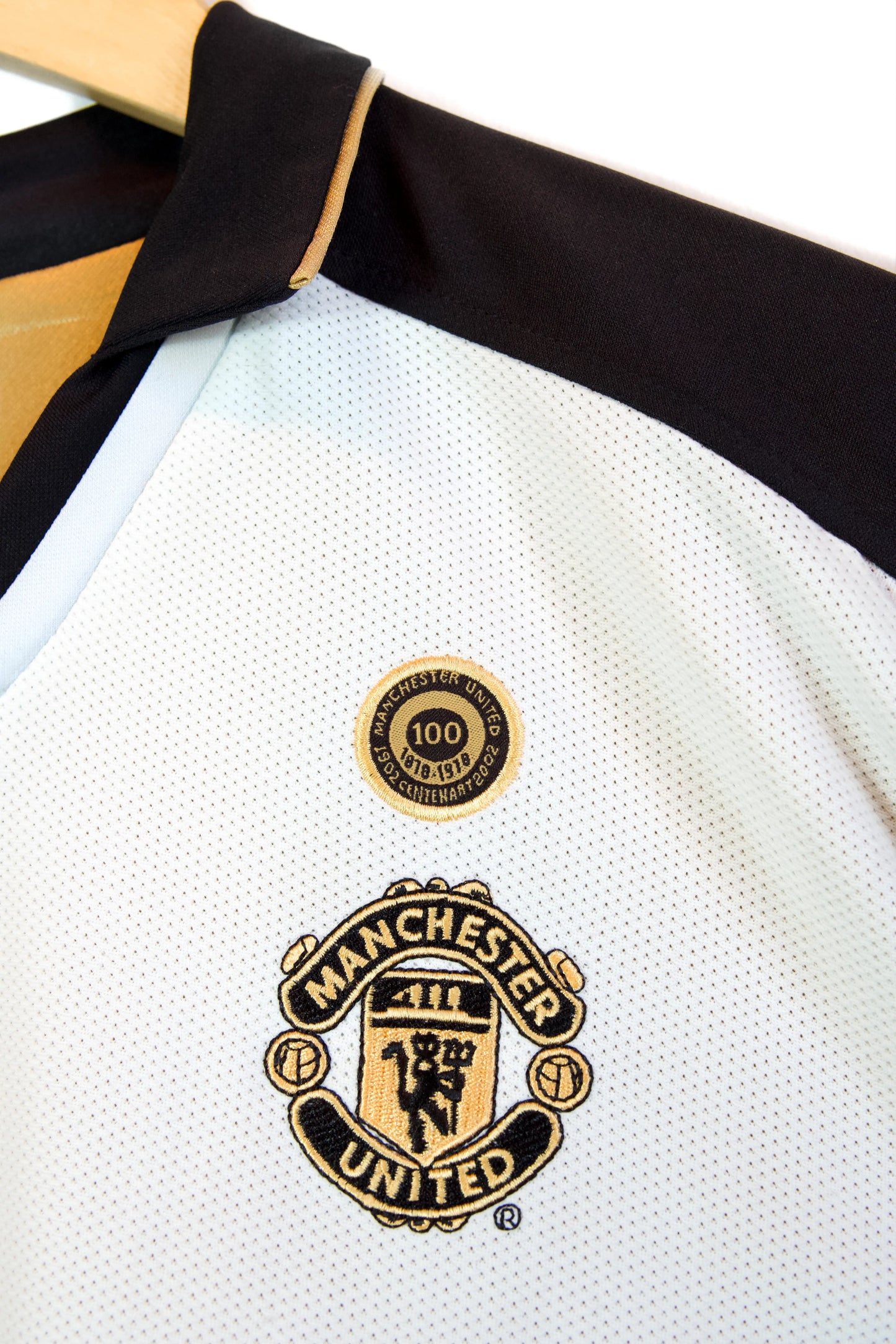 Manchester United 2001-02 | #7 Beckham | Centenario Jersey Umbro | Talla L | 8/10 (Doble Vista)