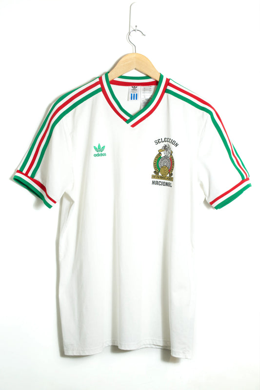 México 1985-1986 | Reedición| Visitante Jersey Adidas | Talla L | 9/10