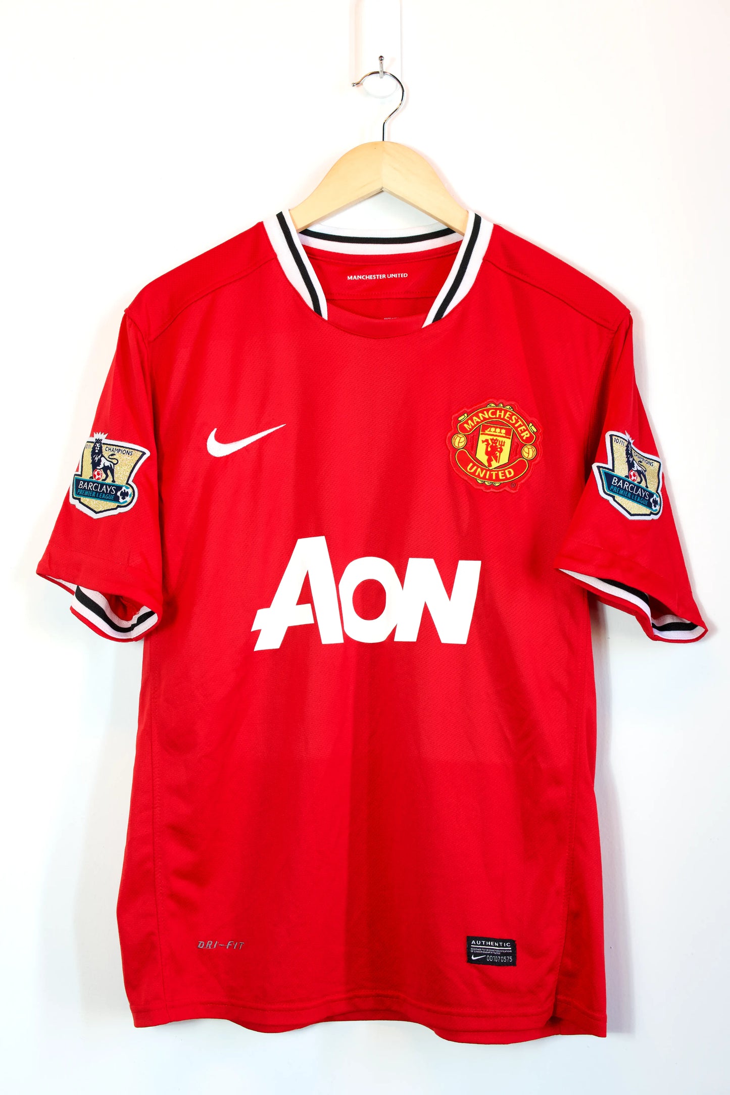 Manchester United 2011-12 | #10 Rooney | Local Jersey Nike | Talla M | 9/10 (Doble Vis