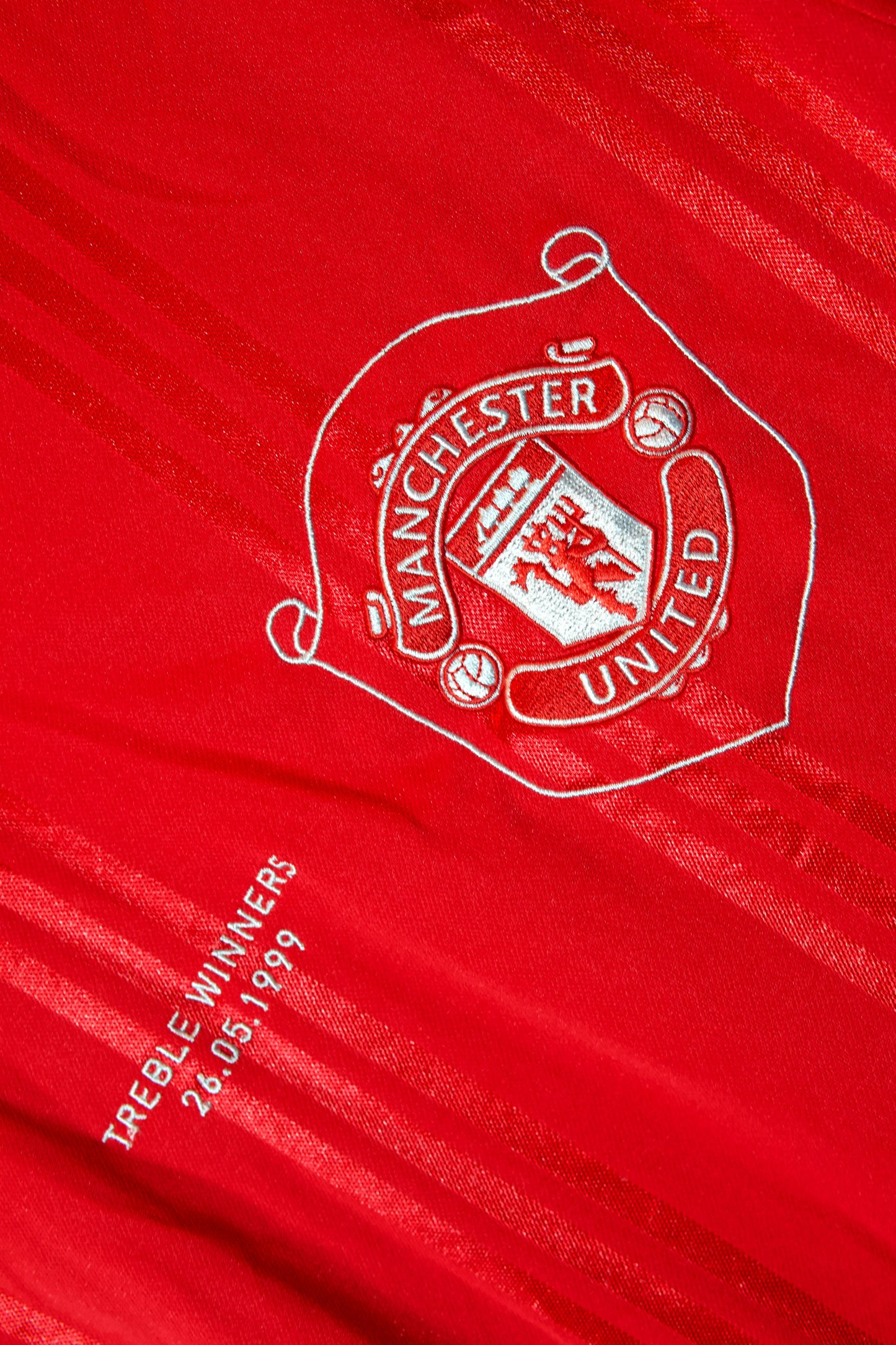 Manchester United | Conmemorativa Triplete 1999 | Jersey Adidas | Talla L | 9/10