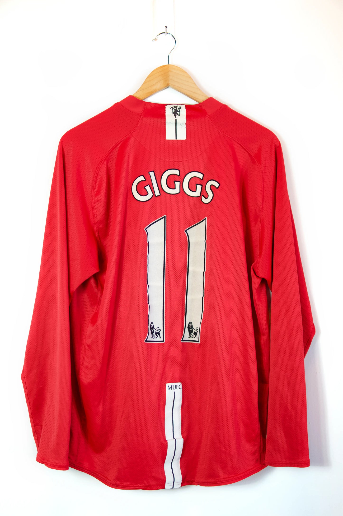 Manchester United 2007-08 | #11 Giggs |  Local Jersey Nike | Talla XL | 8/10