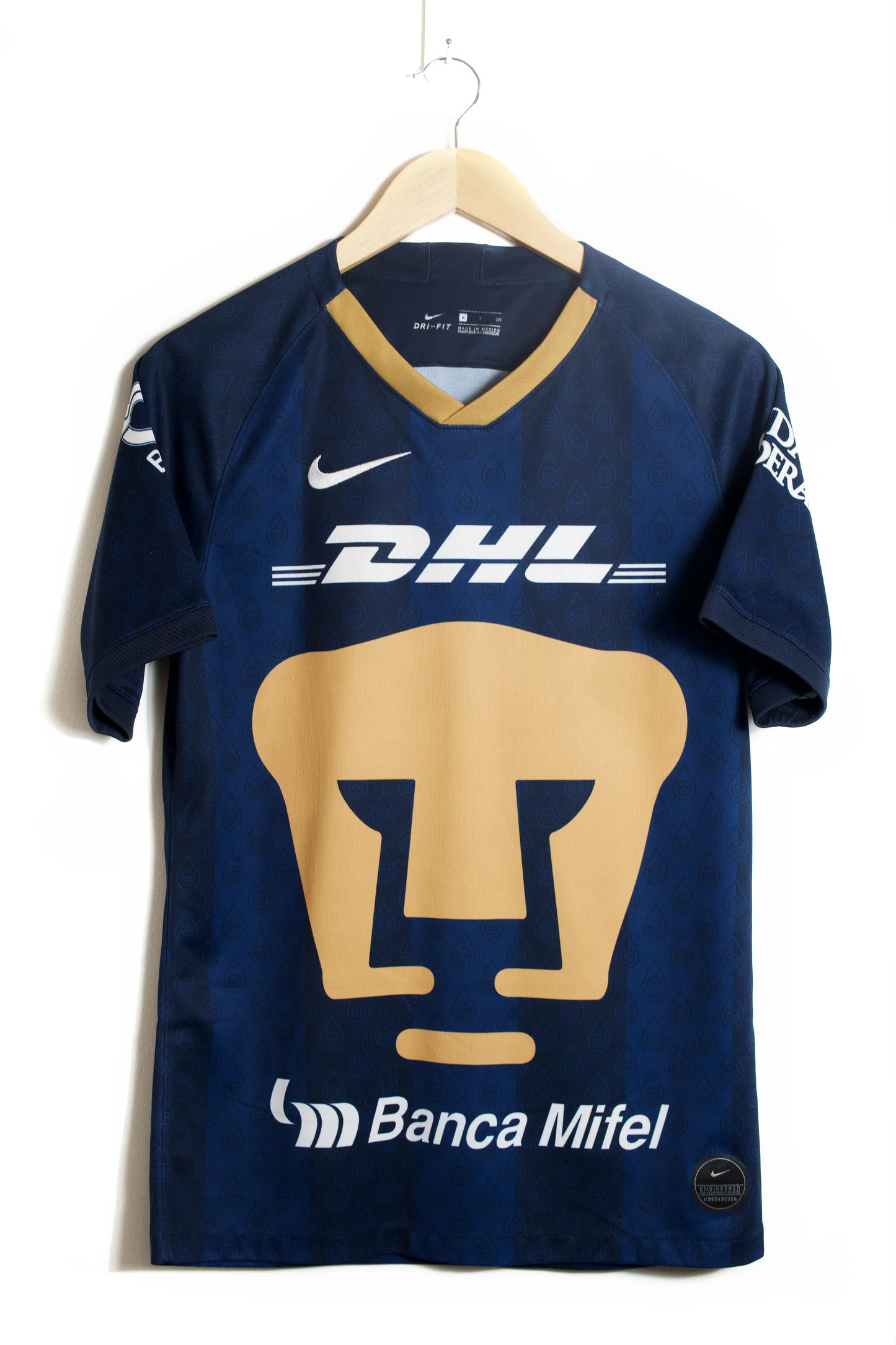 Pumas 2020-21 | #22 J.P. Vigon |  Visitante Jersey Nike | Talla S | 8/10