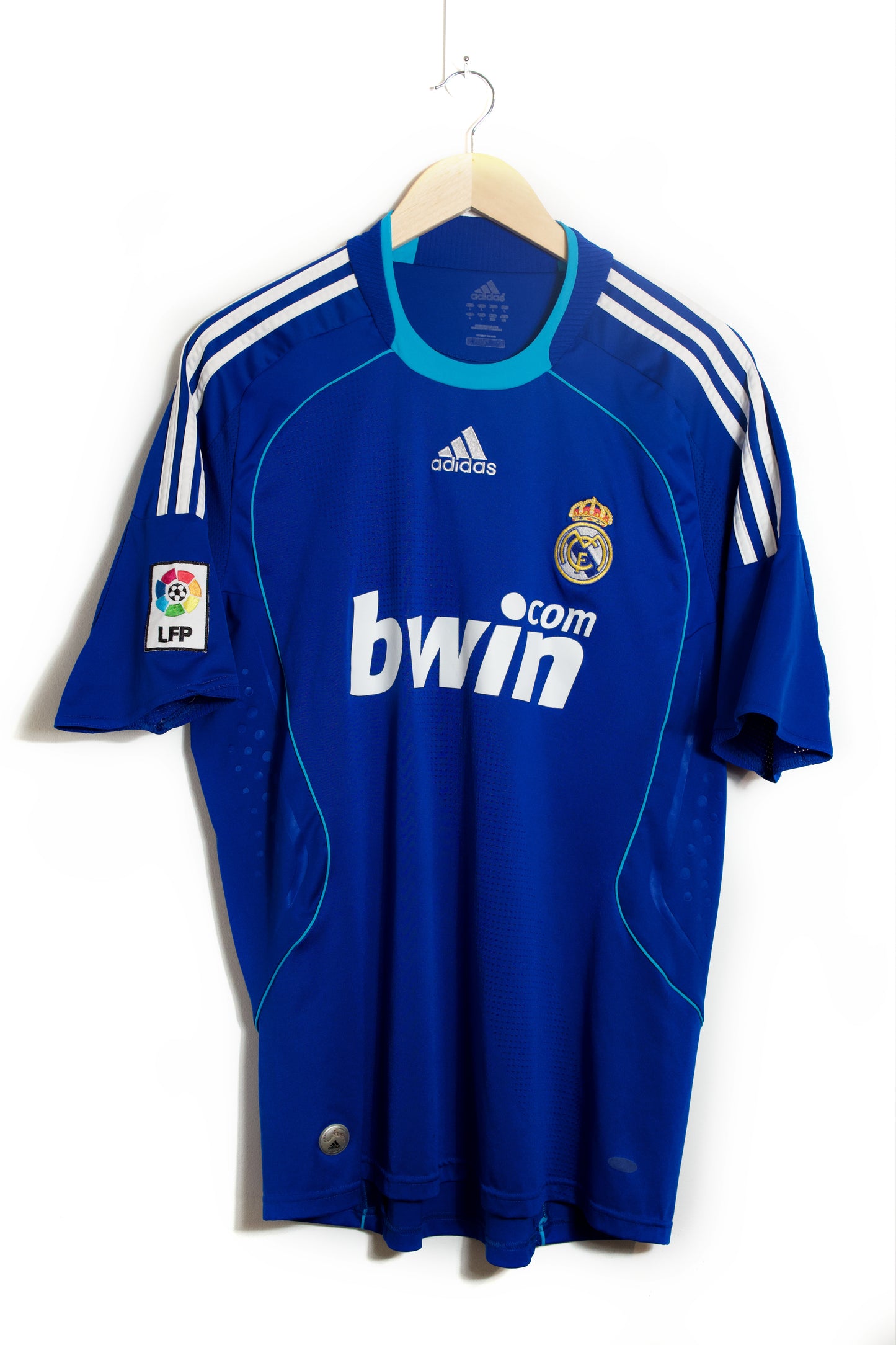 Real Madrid 2008-09 Visitante Jersey Adidas Bwin | Talla L | 9/10