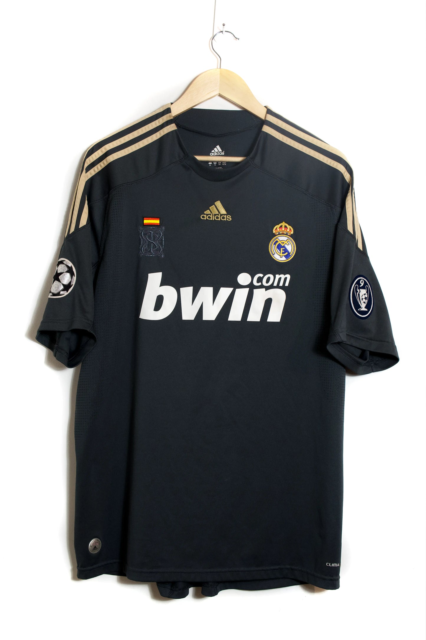 Real Madrid 2009-10 Tercera Jersey Adidas Bwin | Talla XL | 10/10