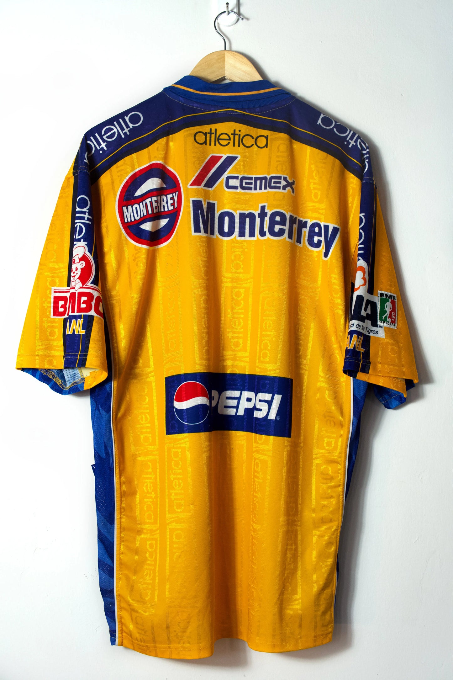 Tigres 1999-2000 Local Jersey Atletica | Talla XL | 8/10